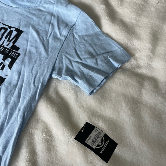 Volcom Kids Light Blue Graphic Tee - Picture 2 of 5